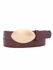 Cinto Fivela Oval Dourada Fosca REF:OYGN171