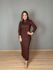 Conjunto Modal Saia Midi Canelado REF:HZ203