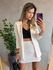 Blazer Longo Ju Branco