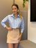 CAMISA CROPPED AZUL