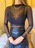 BODY DE TULE PRETO