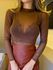 BODY DE TULE MARROM