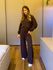 CONJUNTO LAURA MARROM