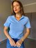 BLUSA GOLA TRICÔ AZUL