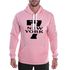 Moletom 7 New York Masculino Canguru Com Capuz Rosa Claro