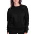 Moletom Liso Feminino Gola Redonda Preto Benellys