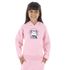 Moletom Canguru Infantil Menina Cat Rock Benellys Rosa