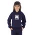 Moletom Canguru Infantil Menina Cat Rock Benellys Marinho