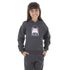 Moletom Canguru Infantil Menina Cat Rock Benellys Chumbo