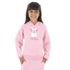 Moletom Canguru Infantil Menina Lhama Benellys Rosa