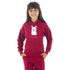 Moletom Canguru Infantil Menina Lhama Benellys Vinho