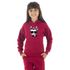 Moletom Canguru Infantil Menina Panda óculos Benellys Vinho