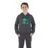 Moletom Canguru Infantil Menino Crocodilo Benellys Chumbo