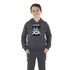 Moletom Canguru Infantil Menino Shark Benellys Chumbo