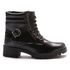 Coturno Molly Feminino Alice com Atacador e Fivela Preto