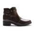 Bota Molly Feminina Melissa com Spike e Fivela Lateral Café