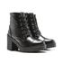 Coturno Molly Feminino Valentina com Atacador - Preto