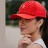 Boné Vermelho com Bordado Vermelho