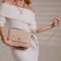 Bolsa em couro com Matelasse Nude Luiza
