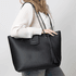 Bolsa Florença com carteira - Preto 