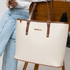 Bolsa Roma - Marfim Estampa Croco 