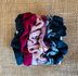 KIT ELÁSTICO PARA CABELO - (COM 6 ELÁSTICOS)- TONS ROSA, MARSALA E PRETO 