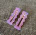 PRESILHAS - KIT 2 UN. - CURVAS - COR ROSA 