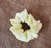 SCRUNCHIE - QUADRICULADA - COR AMARELA - CANDY COLOR 