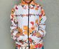 CORTA-VENTO ESTAMPADO - FLORAL COM FUNDO CLARO 
