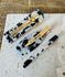 PRESILHAS - KIT 3 UN. - (2 PRESILHAS + 1 MODELO CLIP) - COR PRETO E BRANCO 