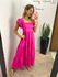 VESTIDO TRICOLINE BABADOS PINK
