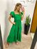 VESTIDO TRICOLINE BABADOS VERDE