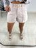SHORT CINTO ALFAIATARIA AREIA
