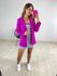 MAXI BLAZER FORRADO FUCSIA