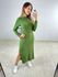 VESTIDO MIDI TRICOT MOUSSE VERDE MUSGO