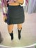 SHORT SAIA ALFAIATARIA FENDINHA PRETO