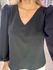 BLUSA CREPE MANGA LONGA PRETO
