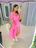 VESTIDO MIDI FELICIA POA ROSA