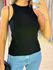 BLUSA CANELADA NADADORA PRETO