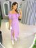 VESTIDO MIDI VIOLETA LAVANDA