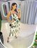 VESTIDO MIDI AJUSTE BUSTO OFF/PRETO