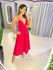 VESTIDO MIDI KARLA VERMELHO