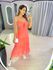 VESTIDO MIDI MIRELA CORAL