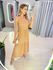 VESTIDO MIDI KATIA MARROM FLORIDO