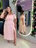VESTIDO PLUS SIZE VIOLETA MIDI ROSE