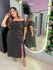 VESTIDO PLUS SIZE VIOLETA MIDI PRETO