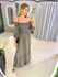 VESTIDO MIDI FERNANDA CINZA LISO