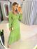 VESTIDO MANGA LONGA VALENTINA VERDE