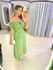 VESTIDO MIDI VIOLETA VERDE CLARO