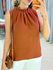 BLUSA CREPE BEATRIZ MARROM